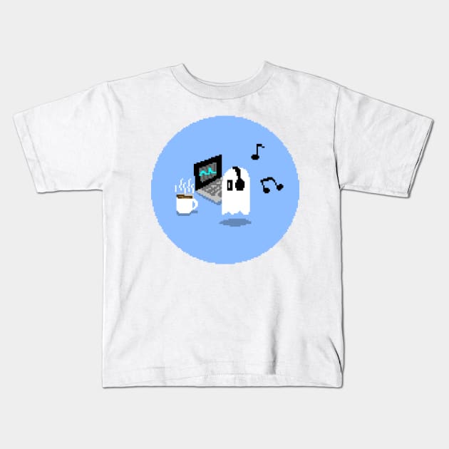 Napstablook Chill Undertale Kids T-Shirt by Deluxion